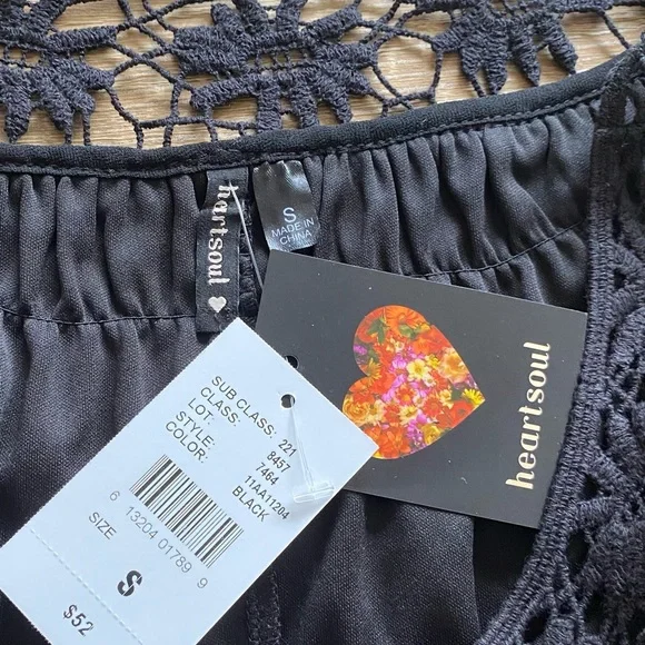 Heart Soul Black Dress - Picture 3 of 10